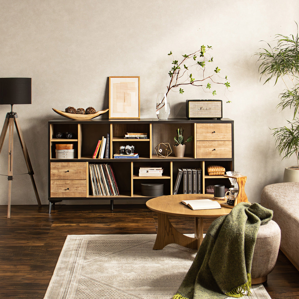 TNS 1800 ローシェルフ BK