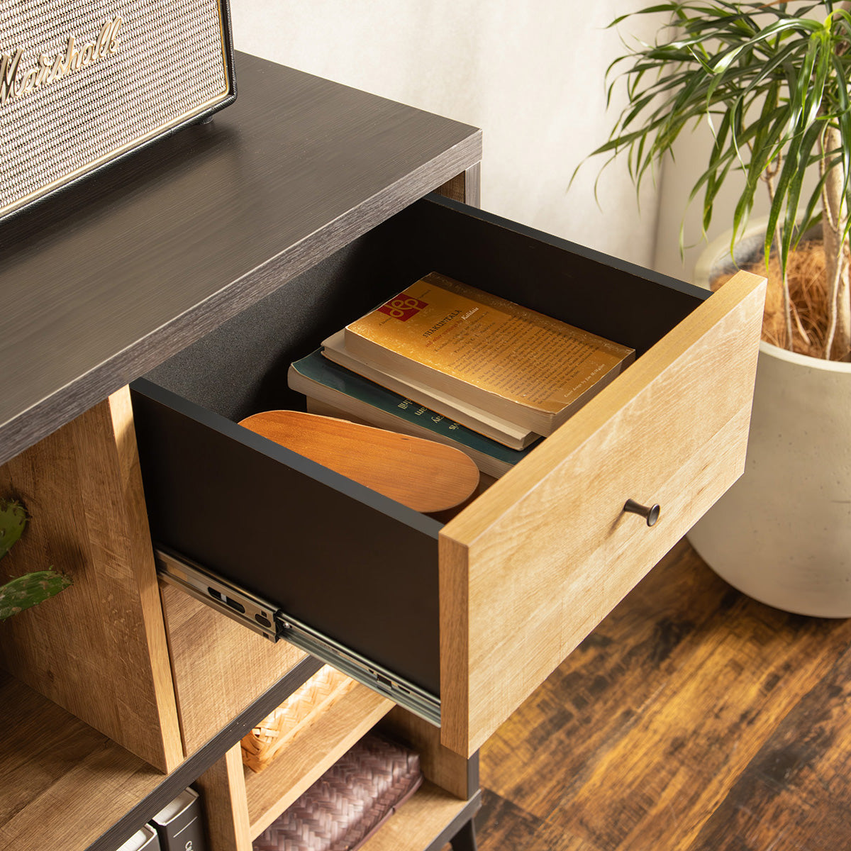 TNS 1800 ローシェルフ BK