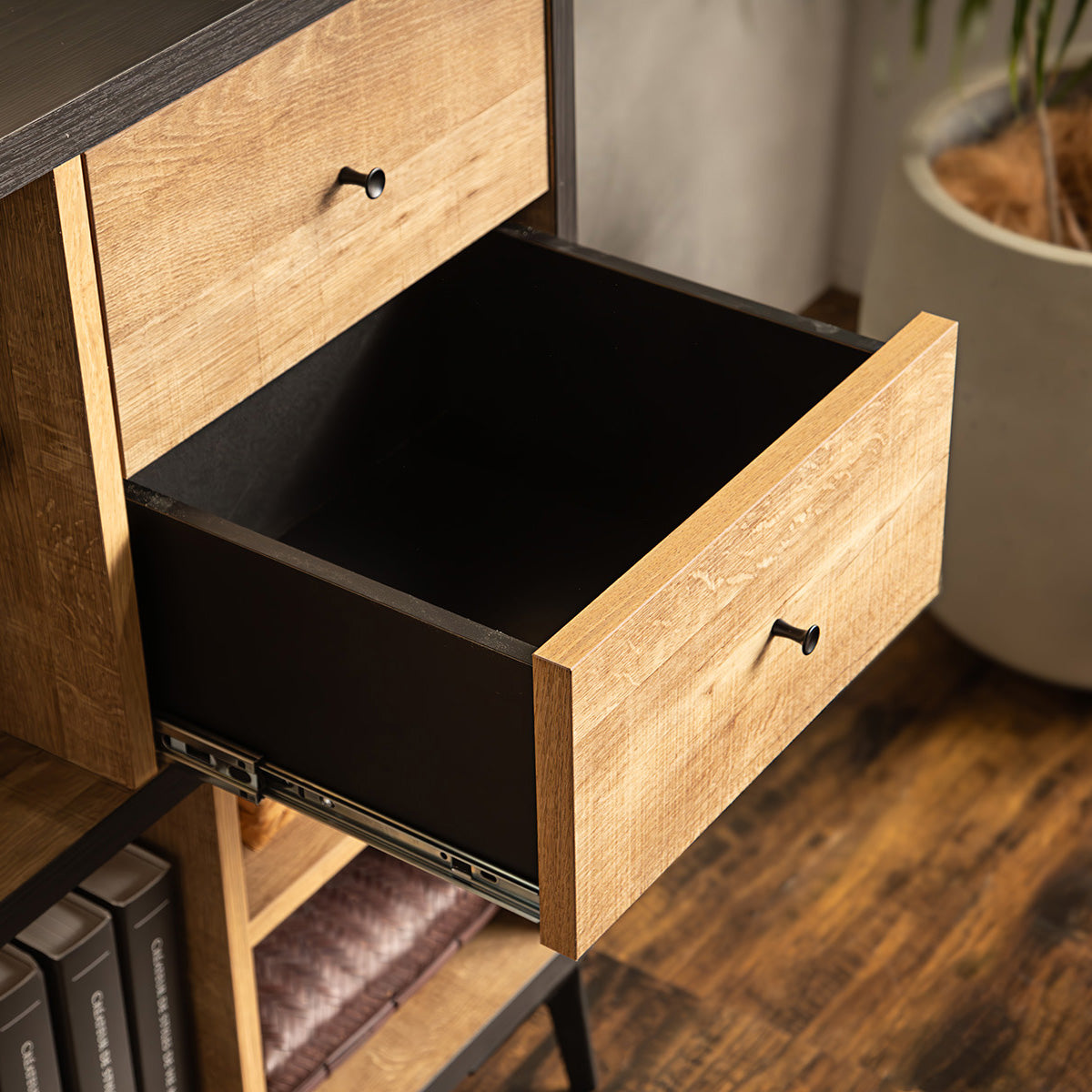 TNS 1800 ローシェルフ BK