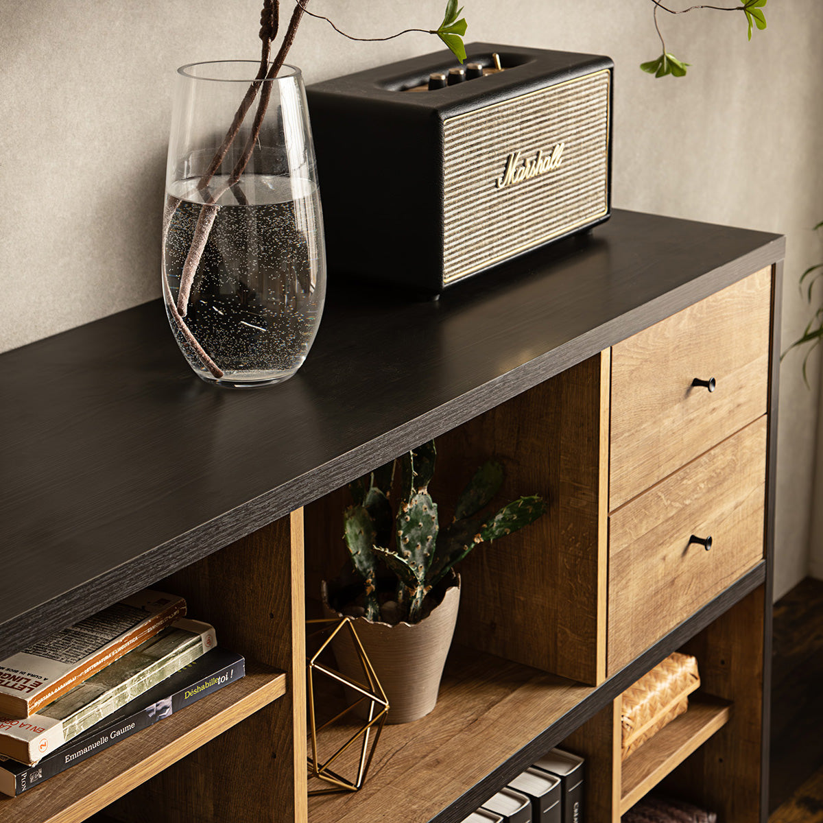 TNS 1800 ローシェルフ BK