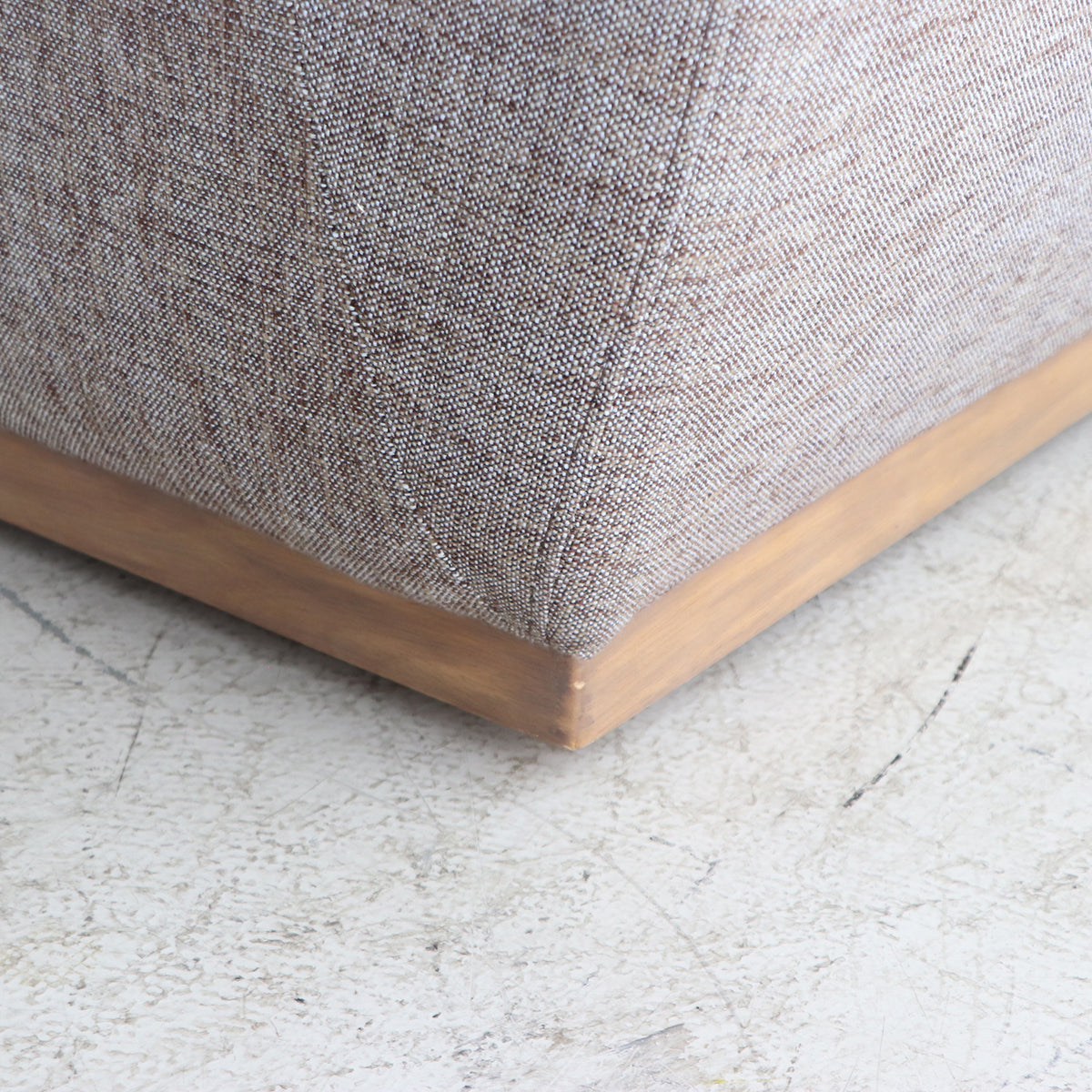 FZ KK ソファ 3P BR(オットマン付き)