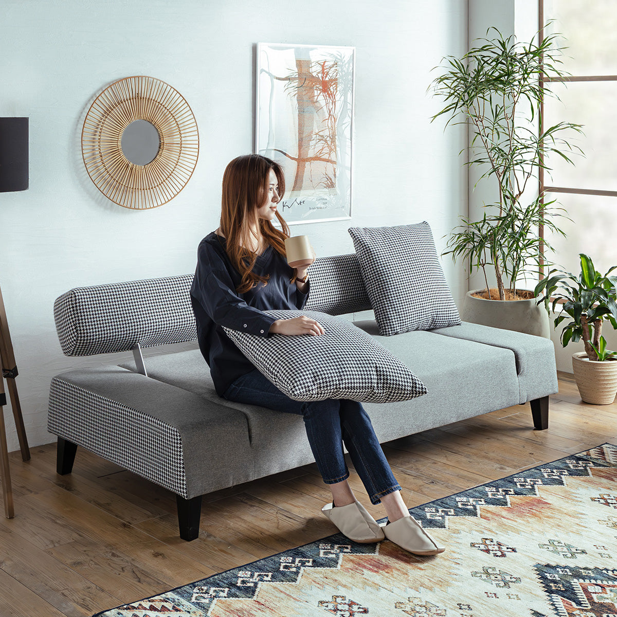 TDL ソファベッド GY