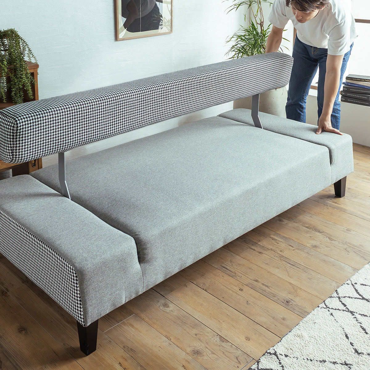 TDL ソファベッド GY