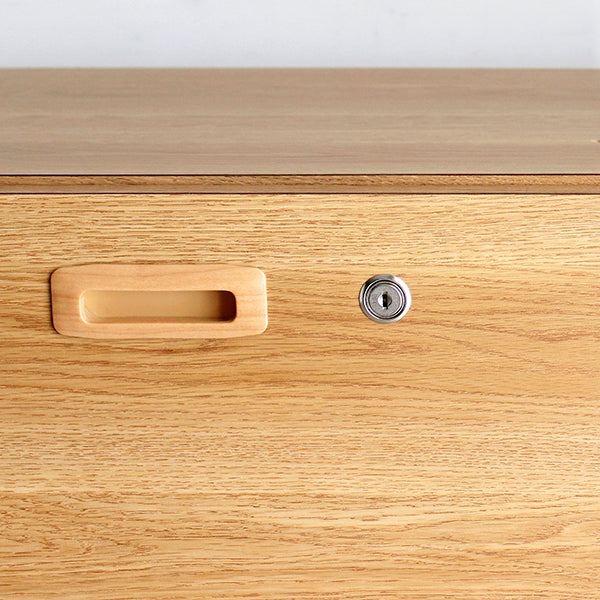 TML 木製引出2段収納 NA