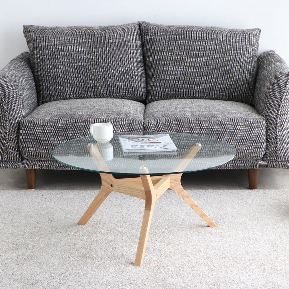 AMOR ガラステーブル