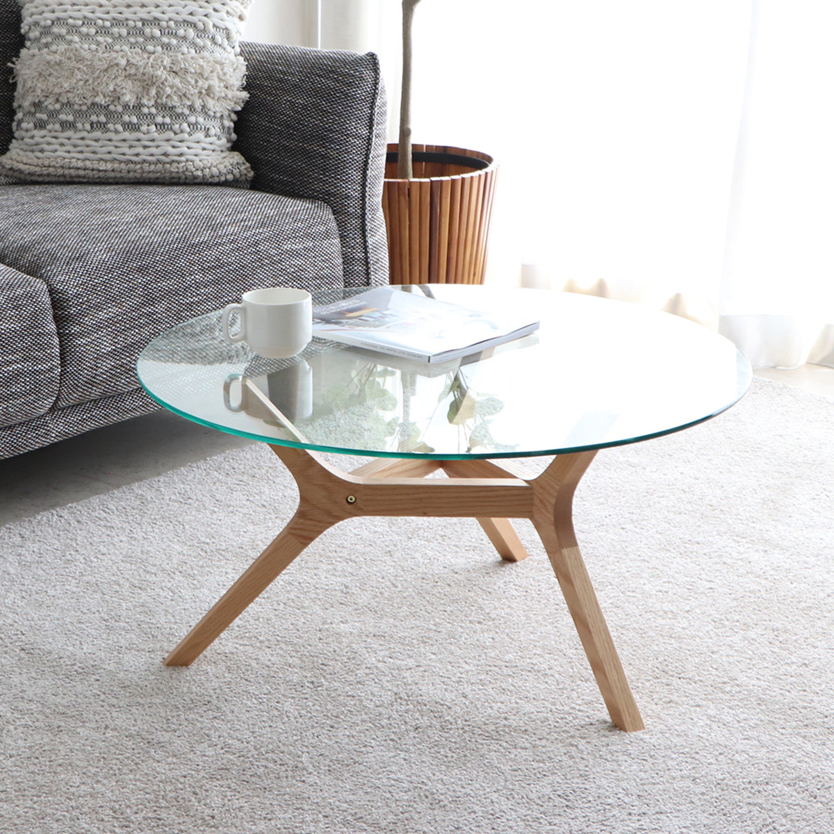 AMOR ガラステーブル