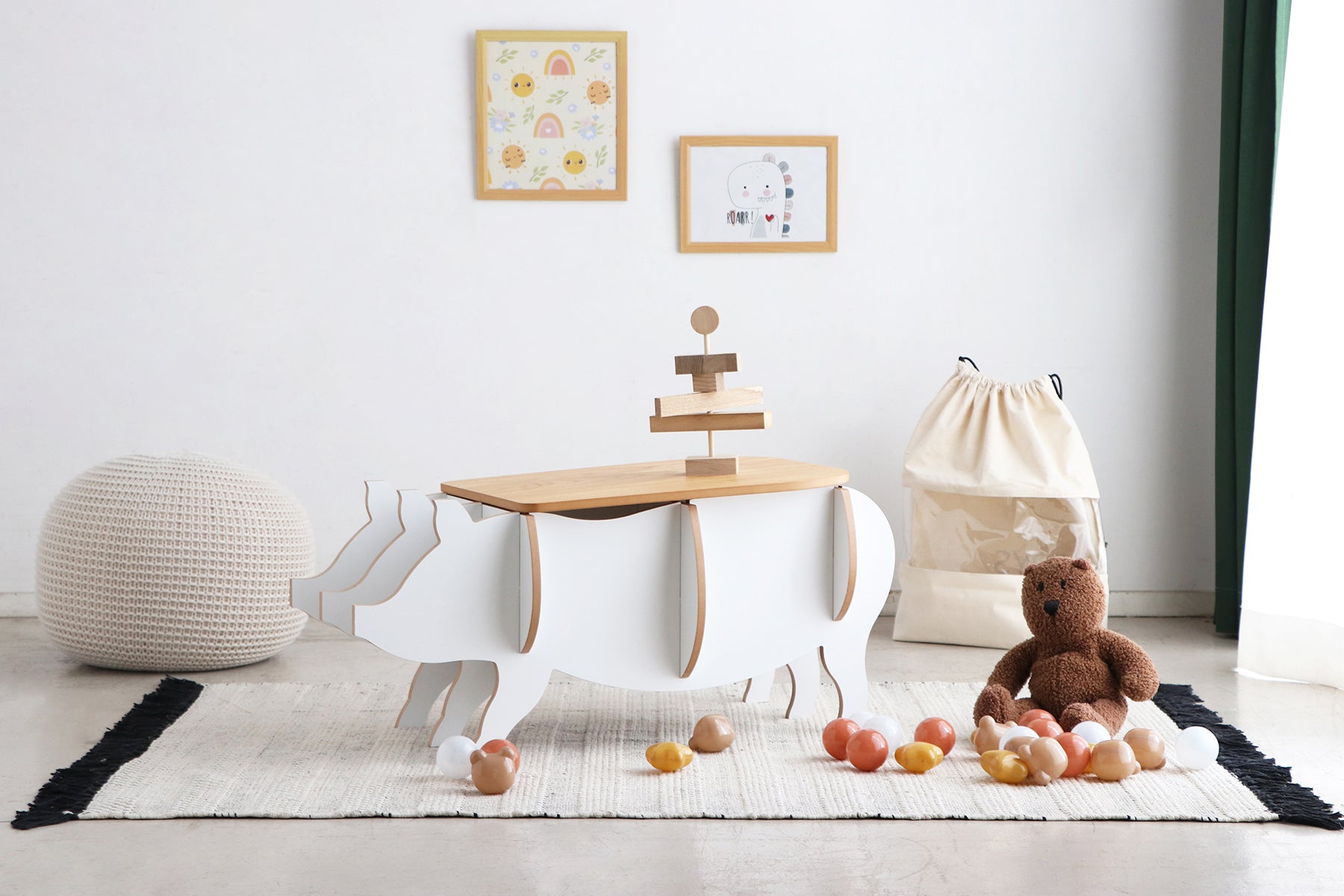 BOO ミニテーブル WH