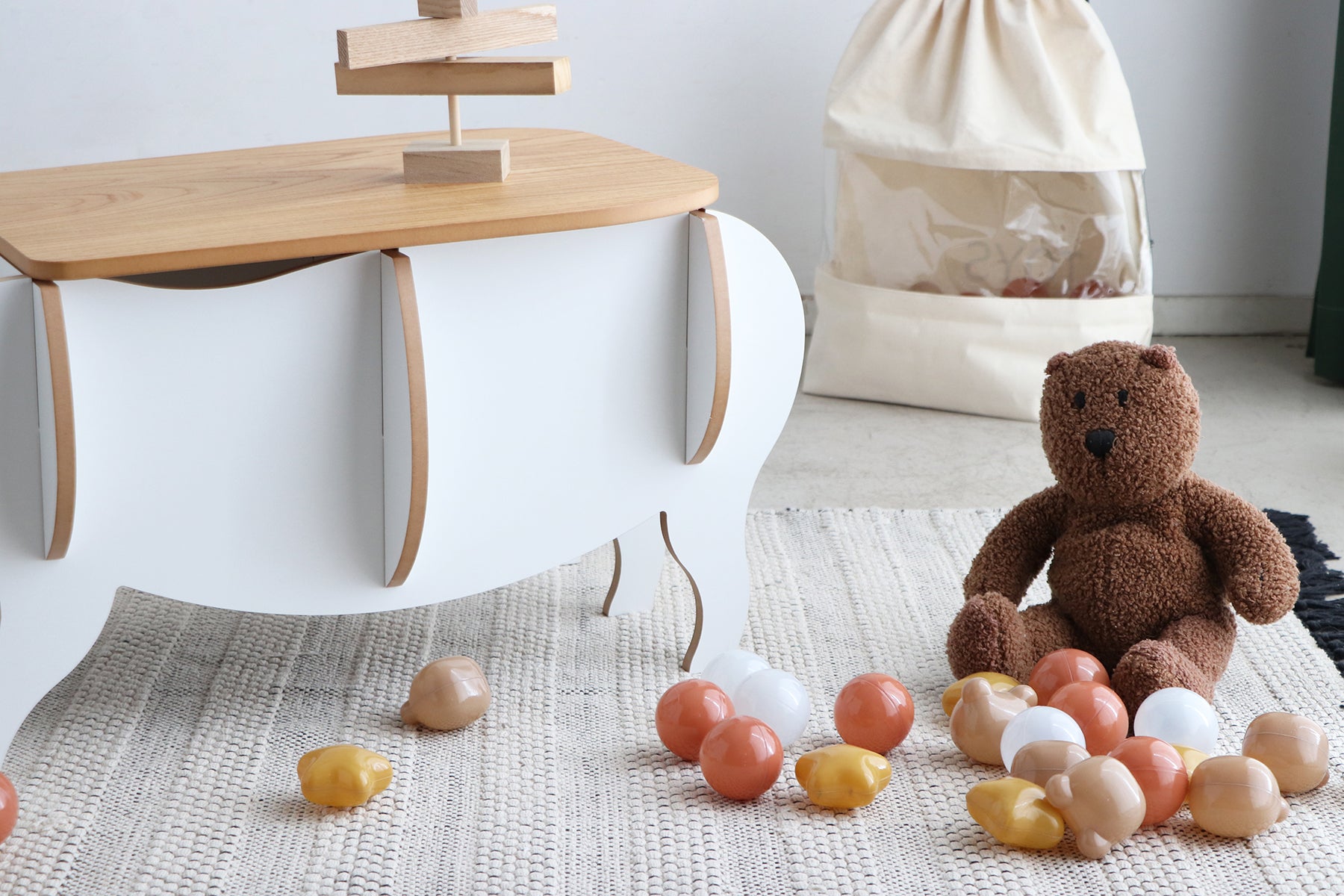 BOO ミニテーブル WH