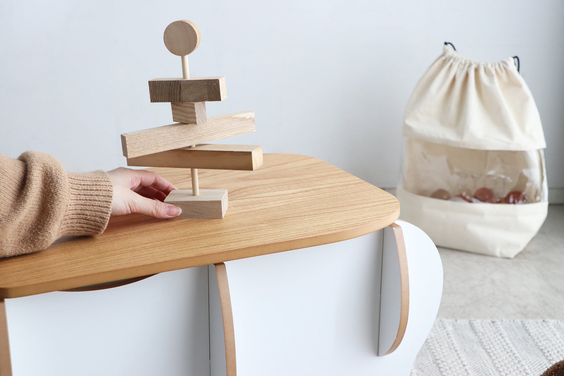 BOO ミニテーブル WH