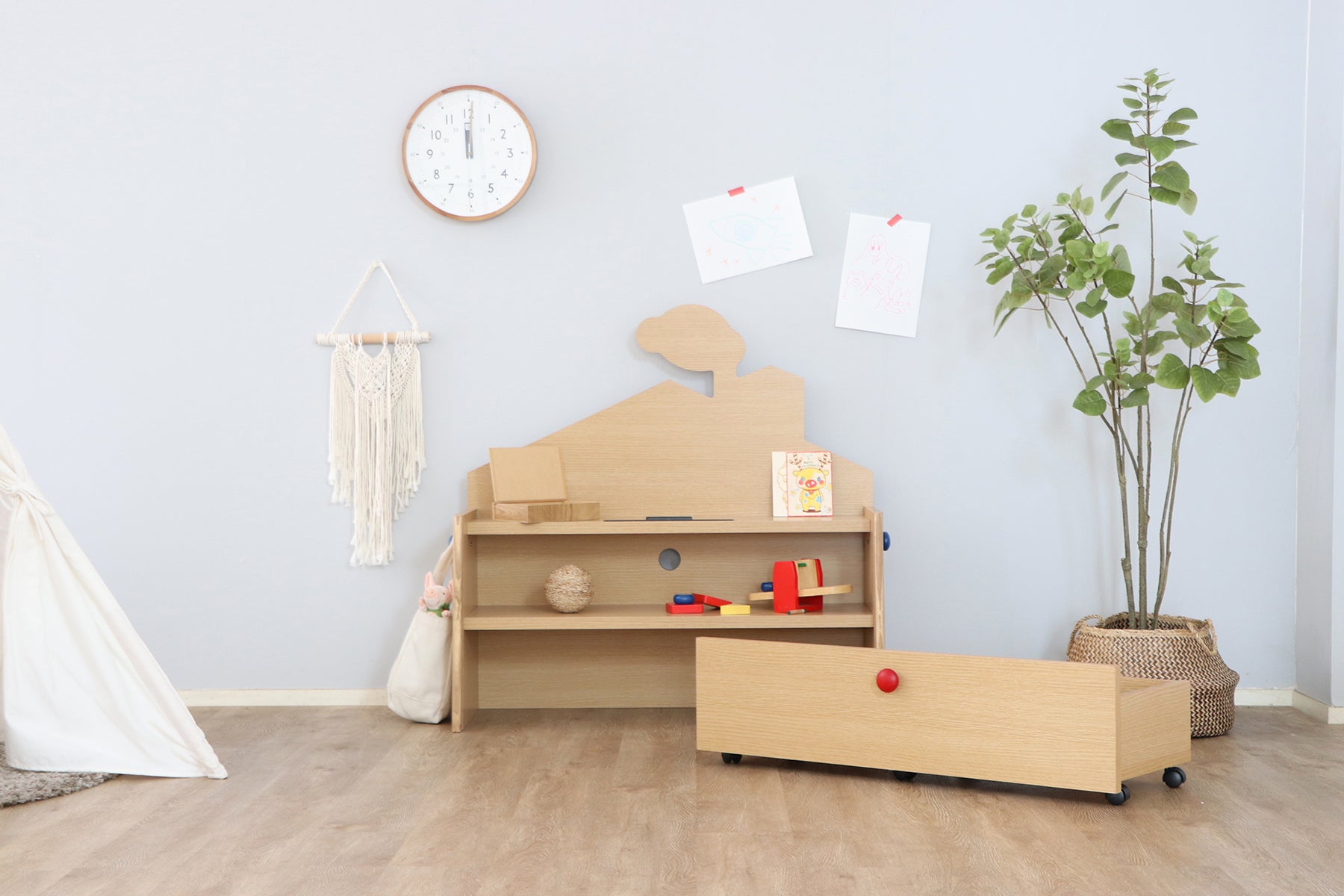 ちぃも タブレットスタンド付き収納