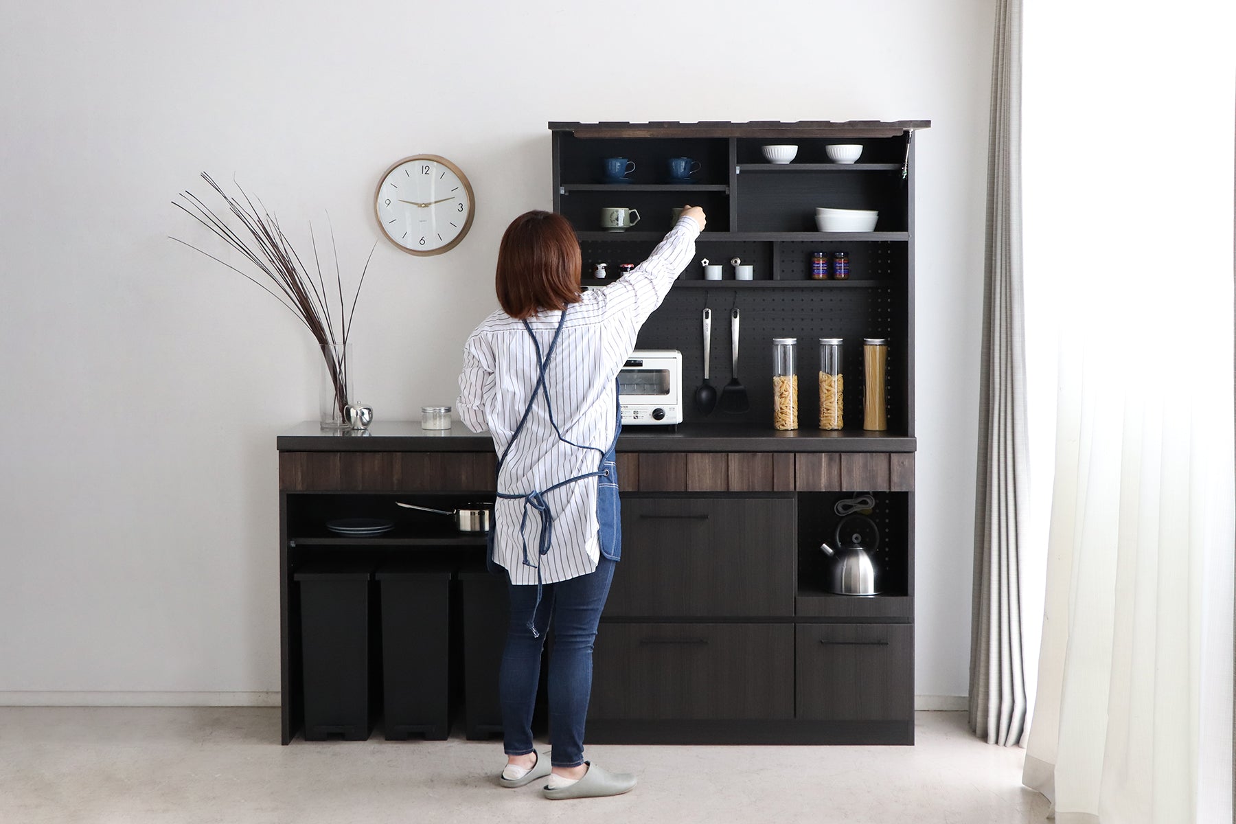 RESE(レセ) 105KB C(板扉上台・引出下台)